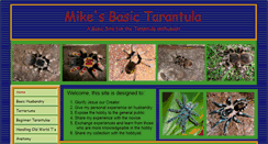 Desktop Screenshot of mikebasictarantula.com